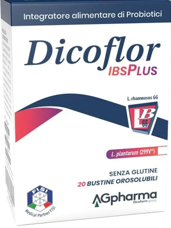 Integratore Dicoflor IBSPlus fermenti lattici, 20 bustine