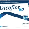 Integratore Dicoflor 60 probiotici flora intestinale, 30 capsule