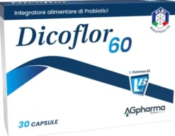 Integratore Dicoflor 60 probiotici flora intestinale, 30 capsule