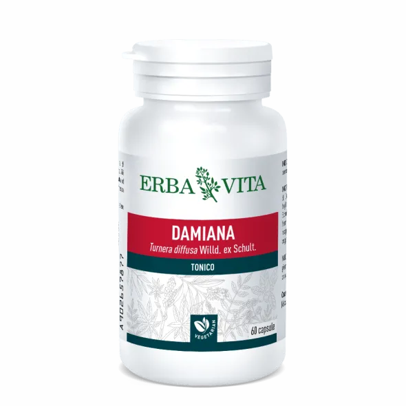 Integratore di Damiana 400mg in 60 capsule vegetali