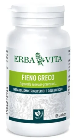 Integratore di Fieno Greco Erba Vita, 125 tavolette