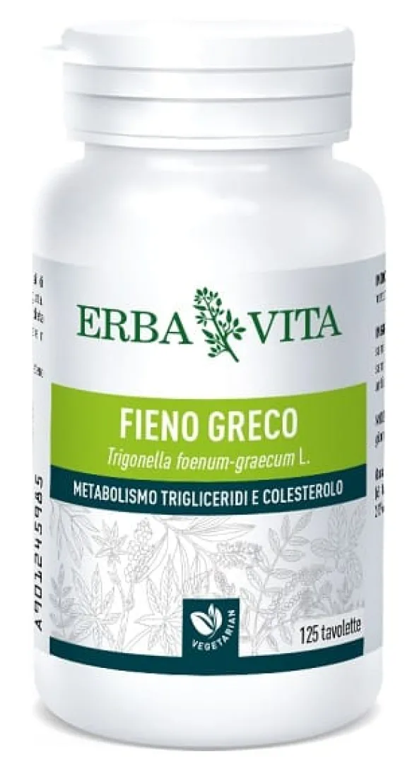 Integratore di Fieno Greco Erba Vita, 125 tavolette