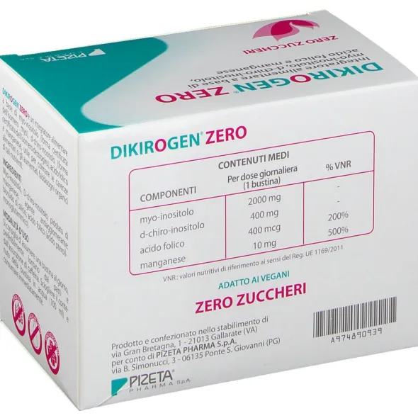 Integratore Dikirogen Zero con inositolo, 30 bustine