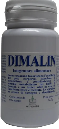 Integratore Dimalin con Fucus e Guaranà, 60 capsule