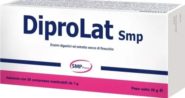 Integratore Diprolat SMP enzimi digestivi, 20 compresse