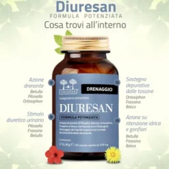 Integratore Diuresan Formula Potenziata Salugea, 60cps