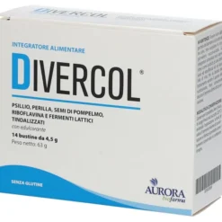 Integratore Divercol per il benessere intestinale, 14 bustine