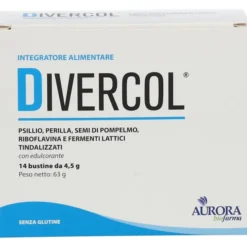 Integratore Divercol per il benessere intestinale, 14 bustine