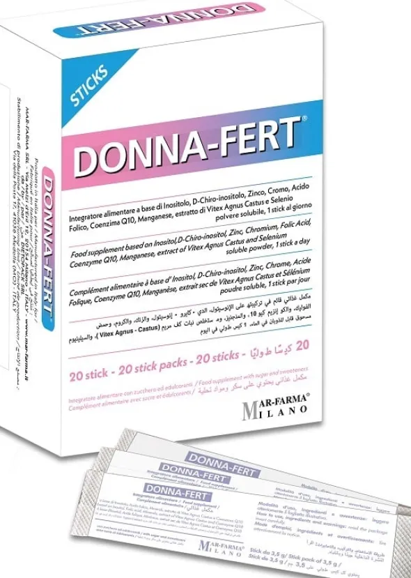 Integratore Donna-Fert per il benessere femminile, 20 stick