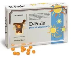 Integratore D-Perle Vitamina D3 200 IU, 40 capsule