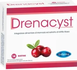 Integratore Drenacyst mannosio e mirtillo rosso, 14 bustine