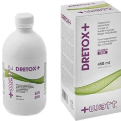 Integratore Dretox+ a base di estratti vegetali, 450ml