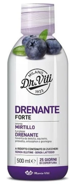 Integratore Dr. Viti Drenante Forte al mirtillo, 500ml