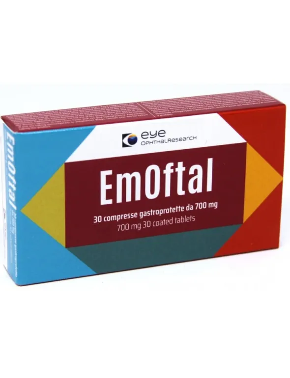 Integratore Emoftal per microcircolo e vista, 30 compresse