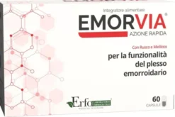 Integratore Emorvia Azione Rapida per la circolazione, 60 capsule