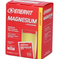 Integratore Enervit Potassio Magnesio gusto limone, 10 bustine