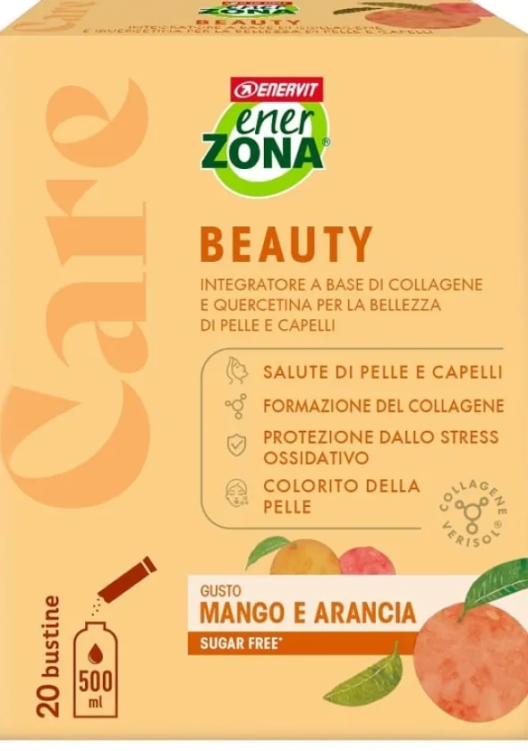 Integratore EnerZona Care Beauty collagene e vitamine, 20 bustine
