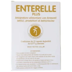 Integratore Enterelle Plus fermenti lattici, 12 capsule