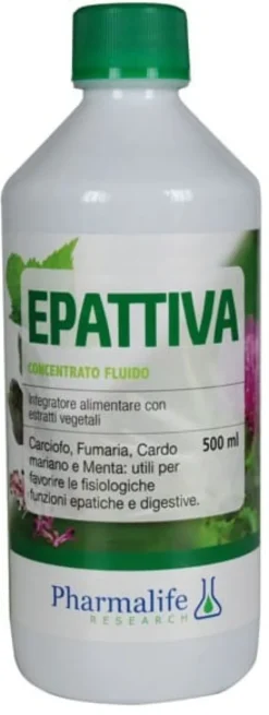 Integratore Epattiva con Carciofo e Cardo Mariano, 500ml