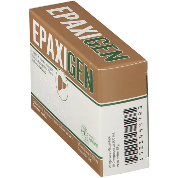 Integratore Epaxigen per fegato e digestione, 20 compresse