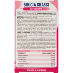 Integratore Equilibra Brucia Grassi metabolismo, 40 compresse