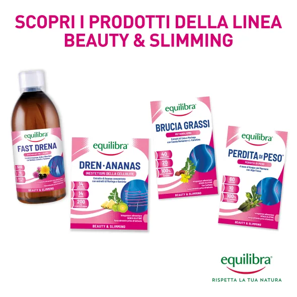 Integratore Equilibra Brucia Grassi metabolismo, 40 compresse