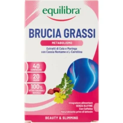 Integratore Equilibra Brucia Grassi metabolismo, 40 compresse