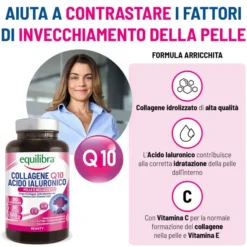 Integratore Equilibra Collagene Q10 e Acido Ialuronico, 90cpr