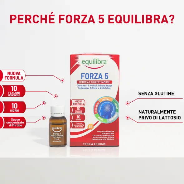Integratore Equilibra Forza5 memoria e concentrazione