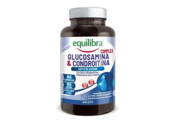 Integratore Equilibra Glucosamina & Condroitina, 90 compresse