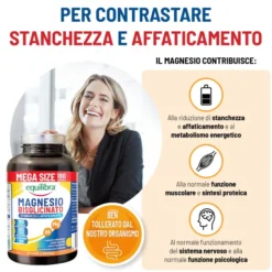 Integratore Equilibra Magnesio Bisglicinato, 180 compresse