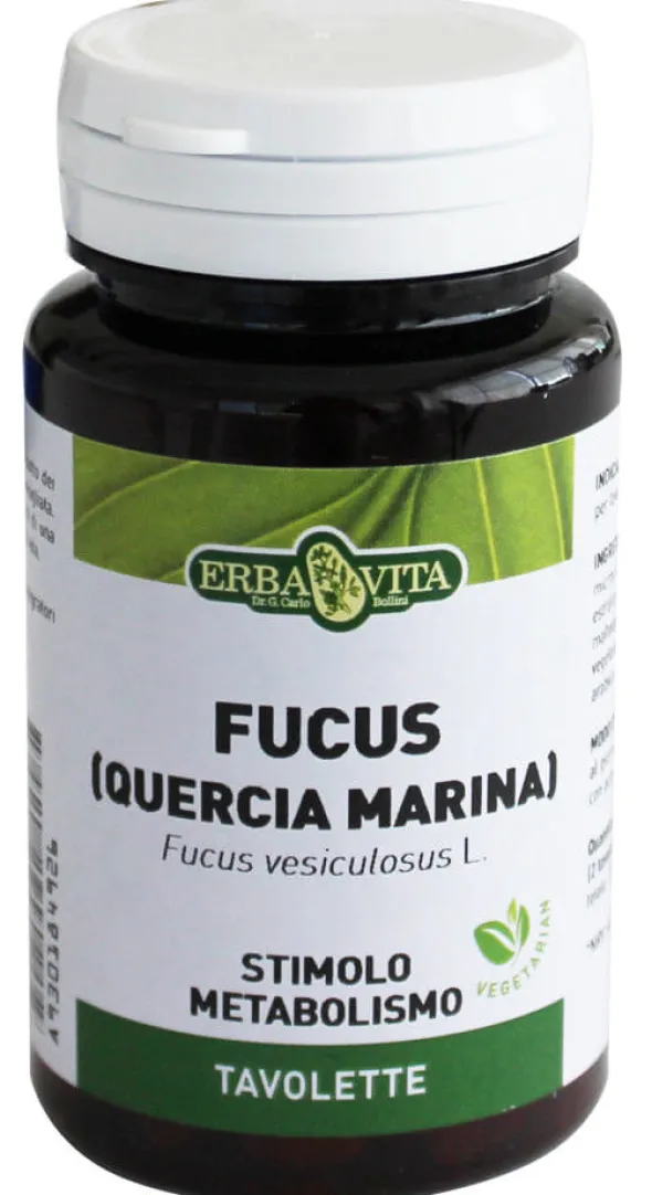 Integratore Erbavita Fucus per il metabolismo, 125 tavolette