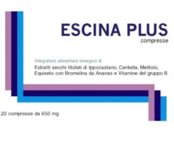 Integratore Escina CG per microcircolo, 20 capsule