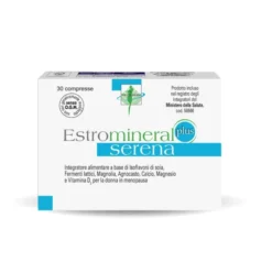 Integratore Estromineral Serena PLUS per la menopausa, 30 cpr