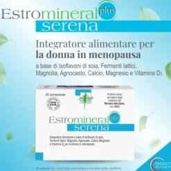 Integratore Estromineral Serena PLUS per la menopausa, 30 cpr