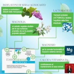 Integratore Estromineral Serena PLUS per la menopausa, 30 cpr