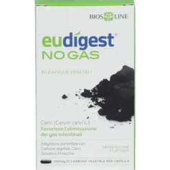 Integratore Eudigest No Gas per digestione, 30 capsule