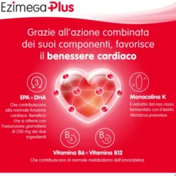 Integratore Ezimega Plus colesterolo e trigliceridi, 20 capsule