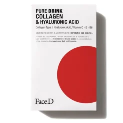 Integratore Face D Pure Drink collagene, 30 flaconcini