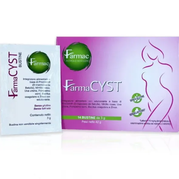 Integratore FarmaCyst con D-Mannosio, 14 bustine