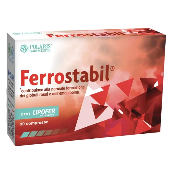 Integratore Ferrostabil ferro e vitamina C, 30 compresse