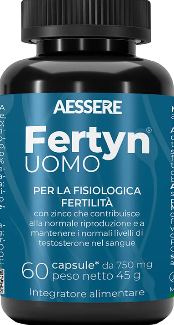 Integratore Fertyn Uomo con zinco e L-arginina, 60 capsule