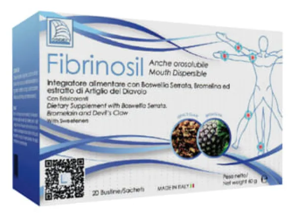 Integratore Fibrinosil per il benessere articolare, 20 bustine