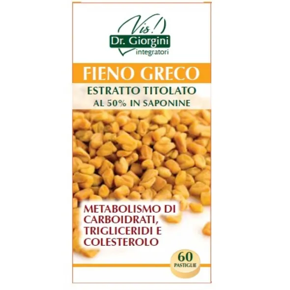 Integratore Fieno Greco Estratto Titolato Giorgini, 60 pastiglie