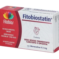 Integratore Fitobiostatin con riso rosso, 30 compresse
