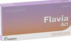 Integratore Flavia Act con soia e melatonina, 30 compresse