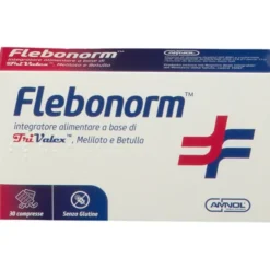 Integratore Flebonorm per drenaggio e microcircolo, 30 cpr