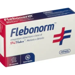 Integratore Flebonorm per drenaggio e microcircolo, 30 cpr