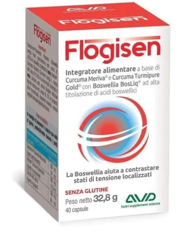 Integratore Flogisen per il benessere articolare, 40 capsule
