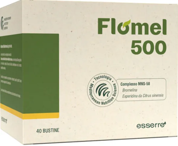 Integratore Flomel 500 drenante e microcircolo, 40 bustine